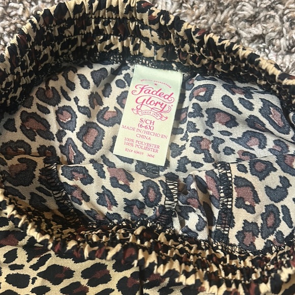 Leopard girls shorts - Picture 4 of 4